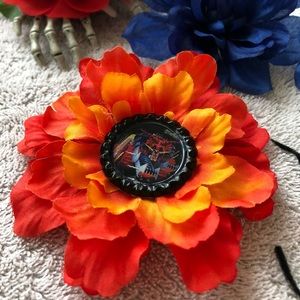Flower hair clips